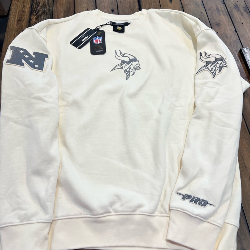 NWT Pro Standard Minnesota Vikings NFL crewneck sweatshirt mens large adult larg
